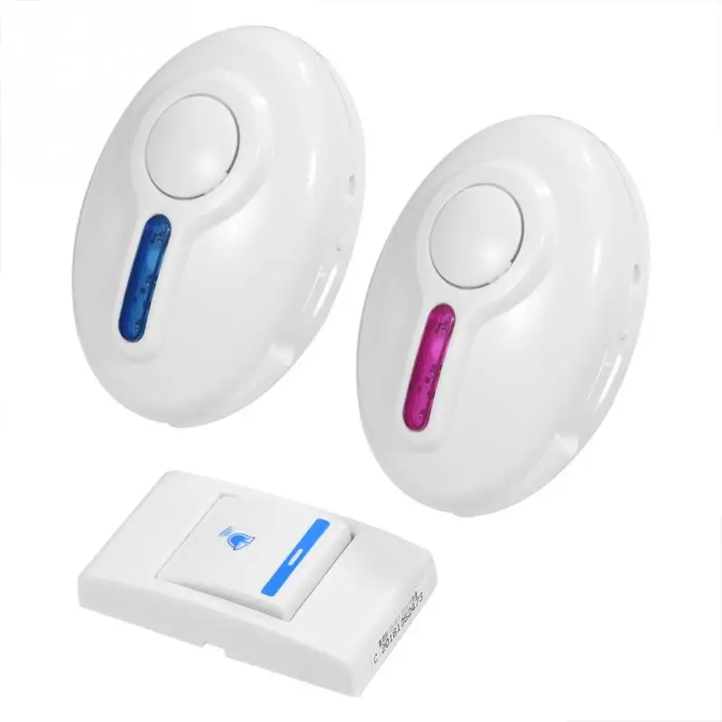 36 Tunes Wireless Music Doorbell Set Includes 2 Receivers and 1 Transmitter for Home Office Door