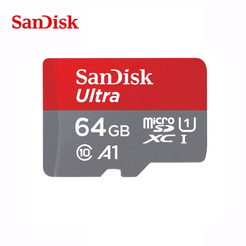 Двойной Флеш-накопитель SanDisk UItra micro SD Card 64 Гб 128 200 256GB класса 10 32GB карты памяти microsd 80 МБ/с. 16 Гб microSDHC cartao de memoria