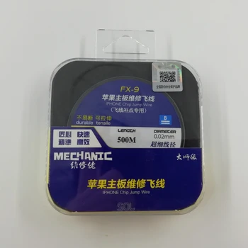 

MECHANIC FX-9 500M Mobile Phone Motherboard Maintenance Fly line PCB Board Repairing Link Wire 0.01/0.02mm Pure Copper Wire