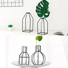 1PC Iron Planter Test Tube Transparent Glass Hydroponic Geometric Flower Vase Stand Home Decoration Ornament JL 219 1PC Iron Planter Test Tube Transparent Glass Hydroponic Geometric Flower Vase Stand Home Decoration Ornament JL 219