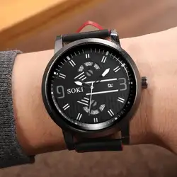 2018 творческая Для мужчин популярная пара мода нейлоновый ремешок аналоговые кварцевые Круглый наручные часы подарок доставка