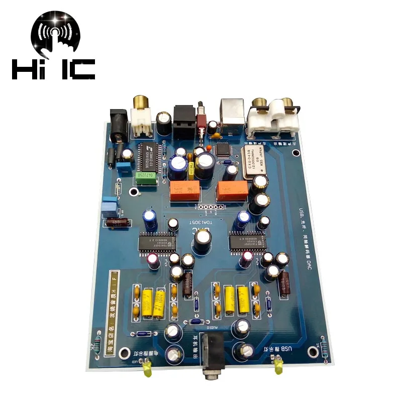 Цифровой аудио декодер TDA1305T DAC Hi Fi вход OTG/USB/коаксиальный/оптический выход RCA/3 5 мм