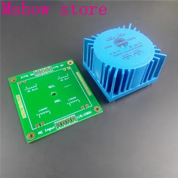 

Mshow 25VA TALEMA Sealed Transformer with mounting PCB install input 115V*2 output option 15V 18V 12V for audio hifi amp DAC