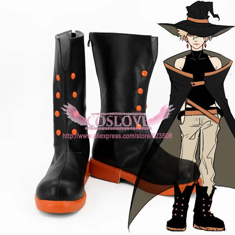 Allten My Hero Academia Katsuki Bakugo Black Boots Shoes Cosplay Costume