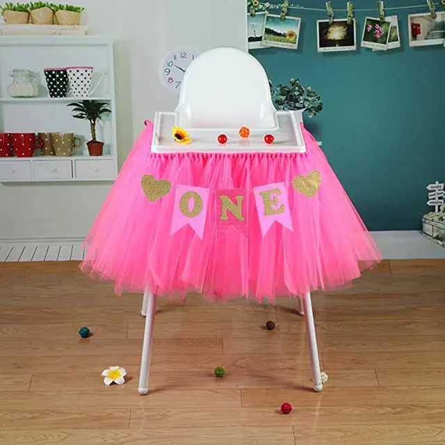 Aliexpress Com Buy Glitter One Banner Pennant High Chair Baby