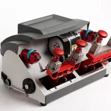 Лучший P2 вертикальный фрезерный станок универсальный ключ копировальный станок для слесаря любой ключ лучше, чем слюцевая машина для резки ключей