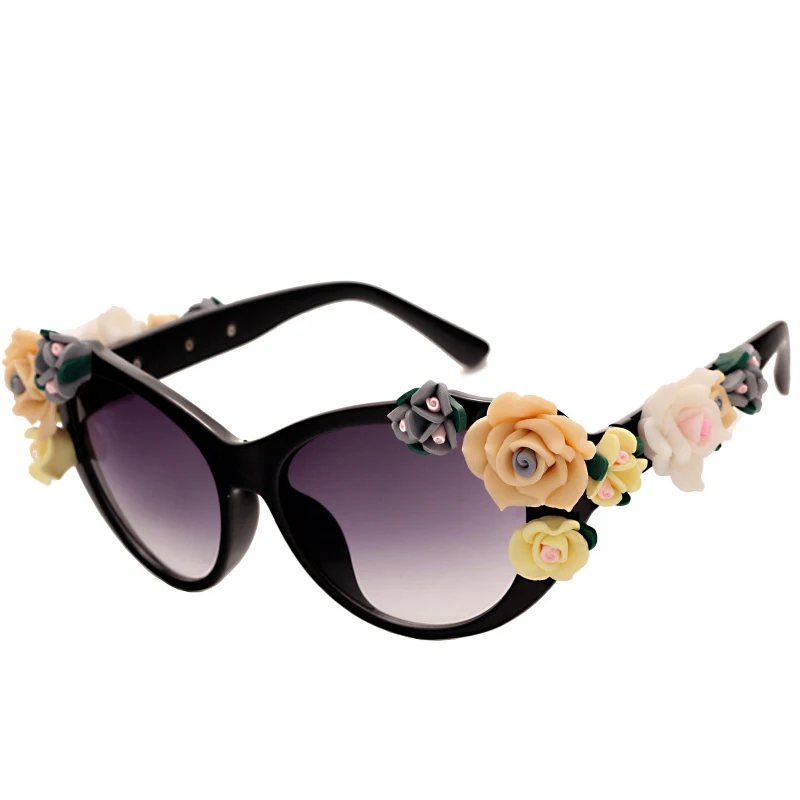 Snvne Sun glasses Retro vintage Stereo Rose Lady sunglasses for men ...