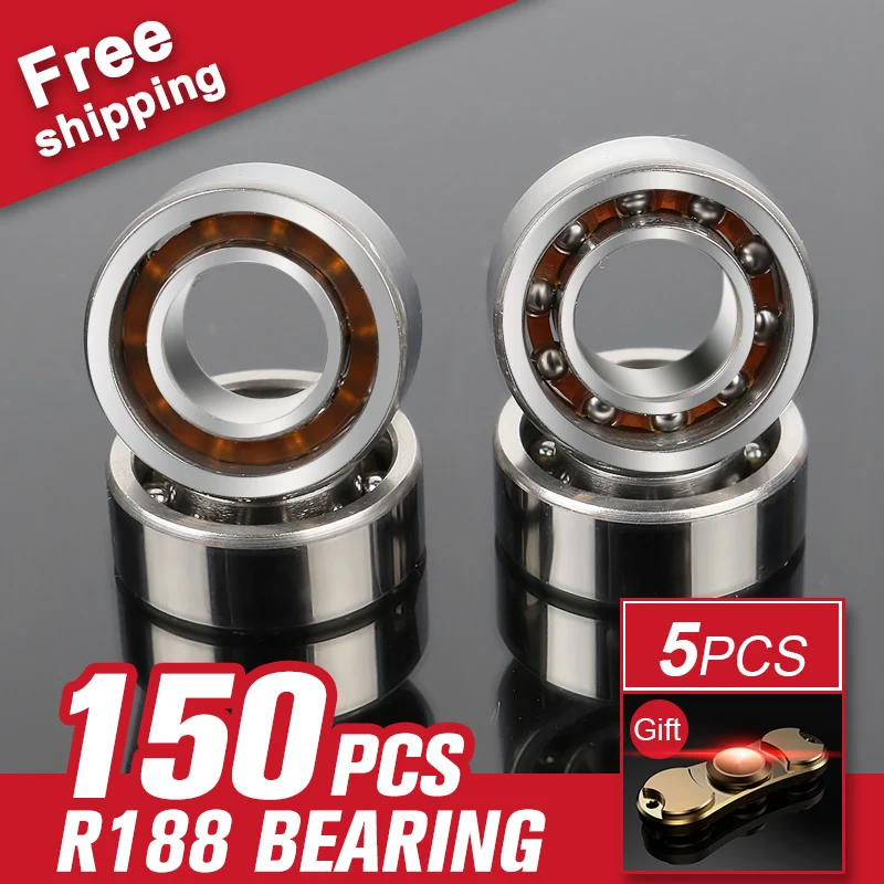 

150pcs R188 Bearing Ball For Highspeed Hand Spinner Bearings Roller Rotating Hardware Tools Accessories