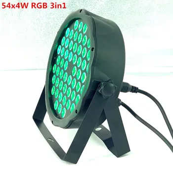 

54x4W RGB 3in1 LED Par light dj light for Stage lighting effects disco wash light Warm white + cold white 54x3W par light