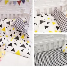 Новое поступление, детское мягкое постельное белье для малышей, теплые детские хлопковые детские постельные принадлежности, одеяло/простыня/Подушка, с наполнителем