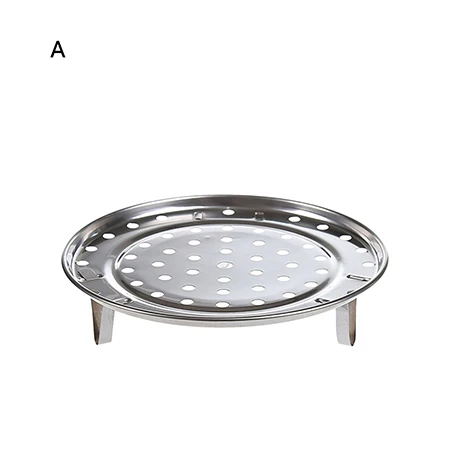 Stainless Steel Round Steamer Tray 20/22/24/26cm Convient Three-Leg Steamer Dumpling Tray Kitchenware Cooking Tools - Цвет: 20cm