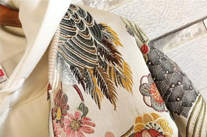 Spring hotsale Japanese Embroidery Men's Jacket Coat Hip Hop Streetwear 5XL Jacket Coat Bomber Jacket 2019 Autumn New clothing