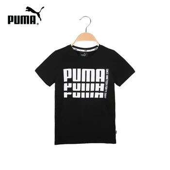 

PUMA T-shirt print crew neck-Black