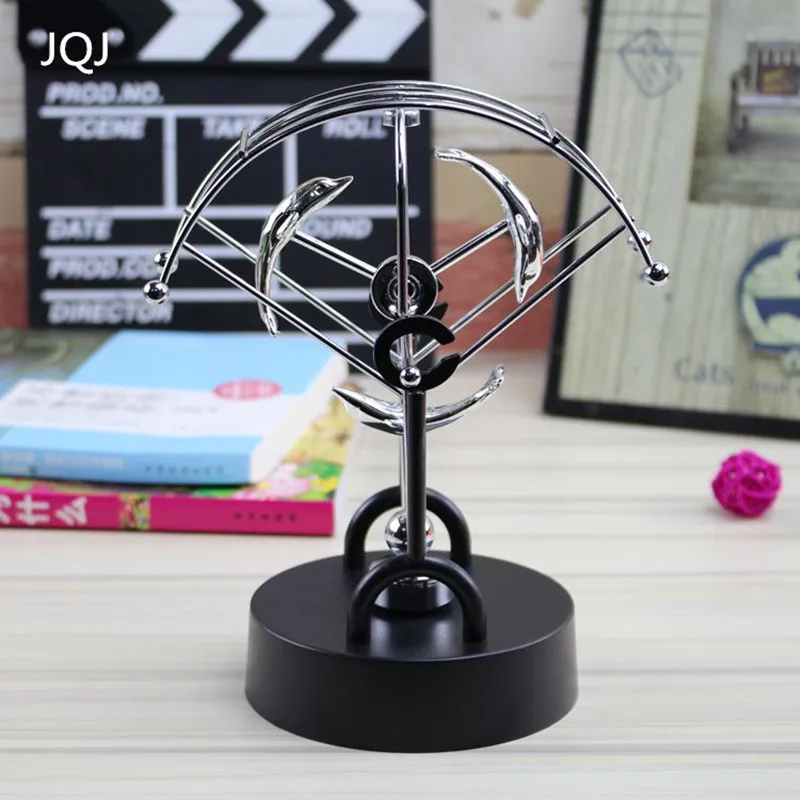 JQJ Electric Newton Physics Balance Pendulum Balls Metal Perpetual