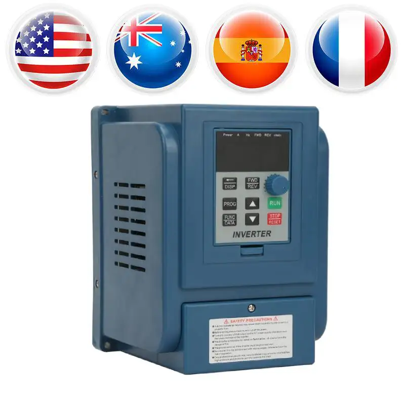 

380V AC 6A Variable Frequency Drive VFD Speed Controller for 3-phase 2.2kW AC Inverter Motor Speed Drive Big Promotion