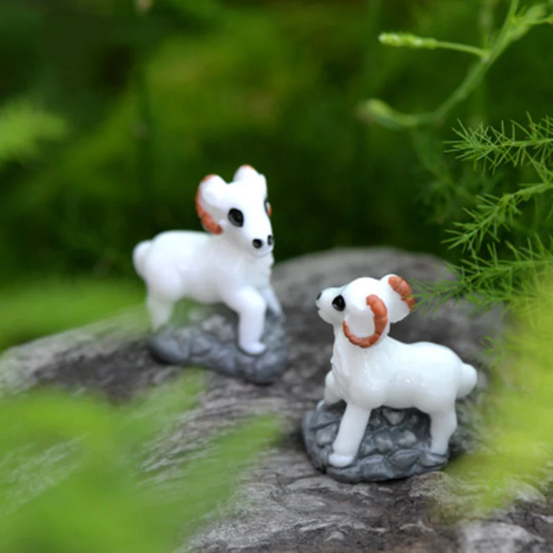 

ZOCDOU 1 Piece Antelope Sheep Saudi Arabia Mutton Lamb Goat Oryx Asia Statue Figurine Crafts Ornament Miniatures Decor