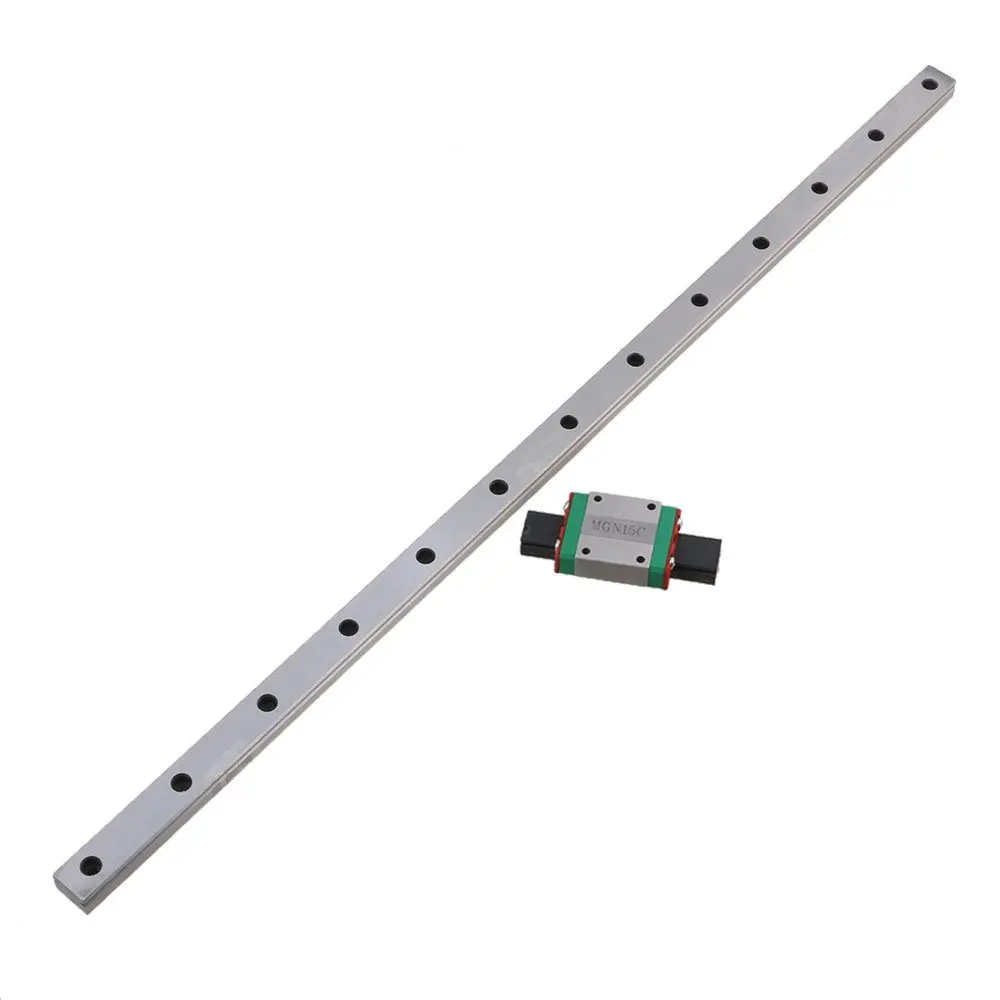 

MGN15 Mini Bearing Steel Linear Sliding Guideway Rail Block with 300mm Linear Sliding Guide Set of 2