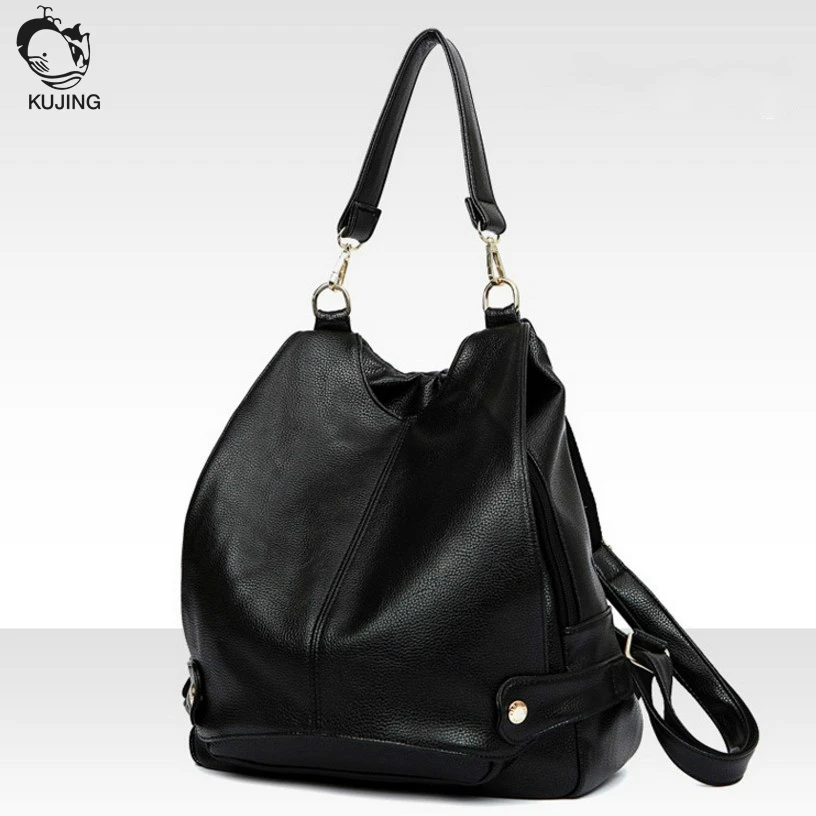 KUJING backpack trend high end multi functional women s backpack free shipping large capacity travel shopping