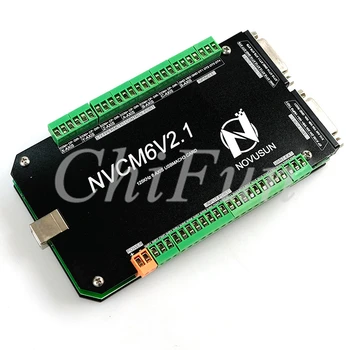 

Freeshipping NVCM V2 125K full function USB Mach3 control card 6 axis stepper motor control 12V-32VDC 1A