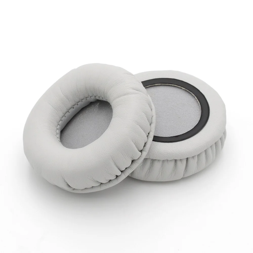 Protein Leather Gray Replacement Ear Pads Foam Earpads Pillow Ear