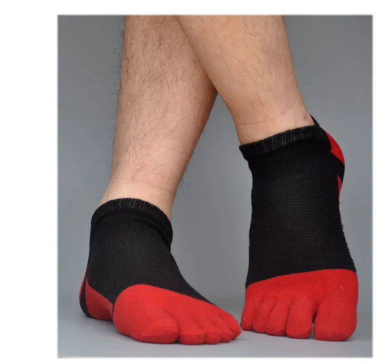 WHLYZ YW 5 пар/лот коттоновые носки с пальцами сжатия man пять пальцев Носки спортивные травы забавные Носки meia sokken моды