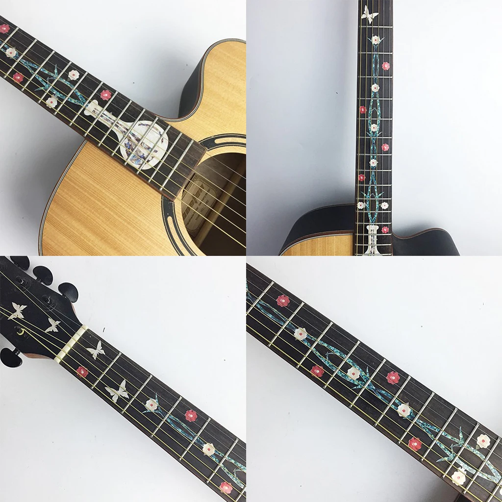 

Tooyful Ukulele Fretboard Note Decals Fingerboard Map Label Stickers Decor for 23inch Ukulele Parts -Vase