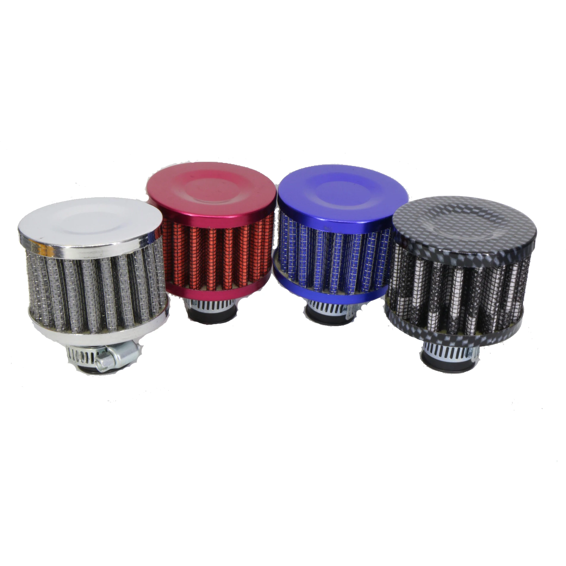 

Universal 12mm Car Air Filter Clip-On Auto Round Conical Cold Intake 0.5inch Mini Air Filters for High Flow Air Clean