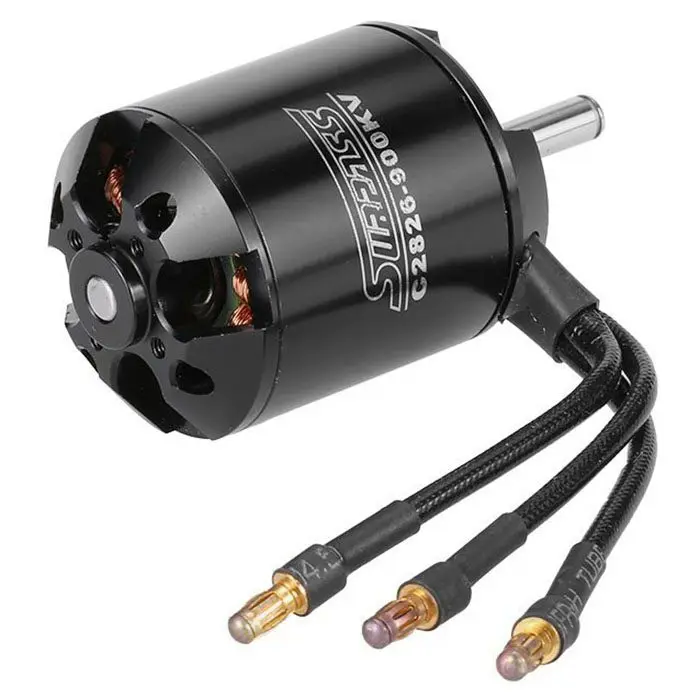 

ABWE Best Sale High Performance 2826 900KV 14 Poles Brushless Motor for RC Airplane Fixed-wing Black