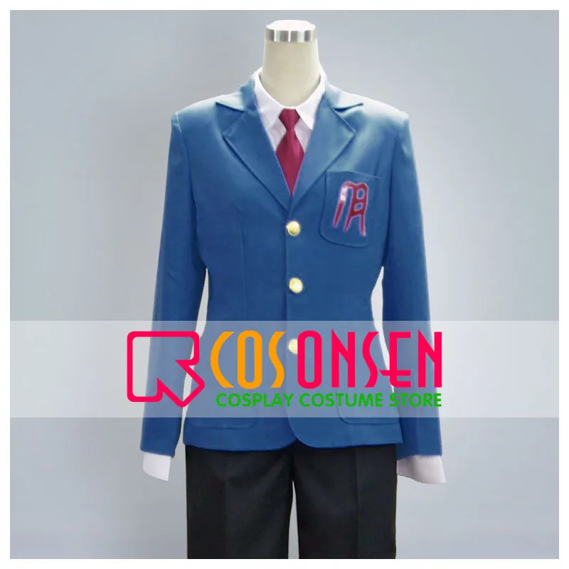 

COSPLAYONSEN The Melancholy of Haruhi Suzumiya Itsuki Koizumi Cosplay Costume Uniform Set Any Size