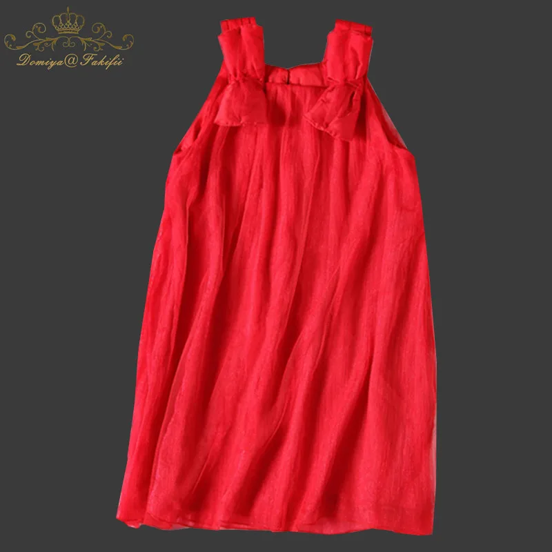 

Domiya&Fakifii Girls Dresses 2018 New Brand Princess Girl Clothes Bowknot Sleeveless Party Dress Girls Clothes For 2-10 Years