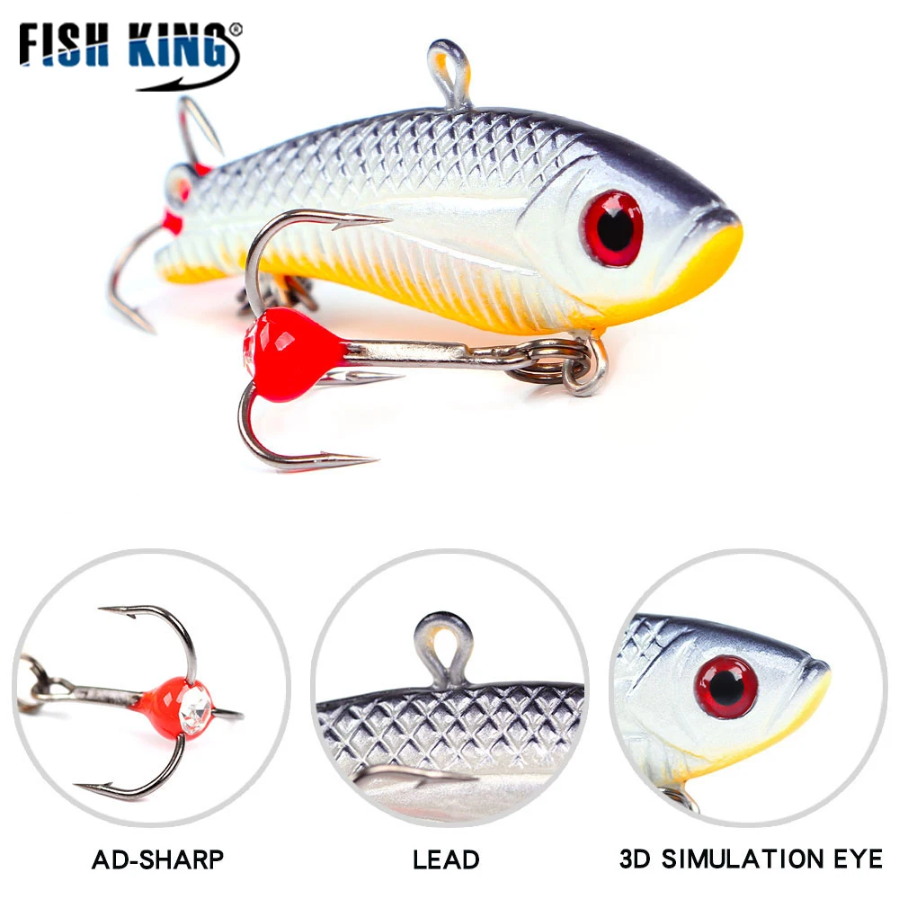 FISHKING приманка для зимней подледной рыбалки 1 шт. яркие приманки с 3D глазами