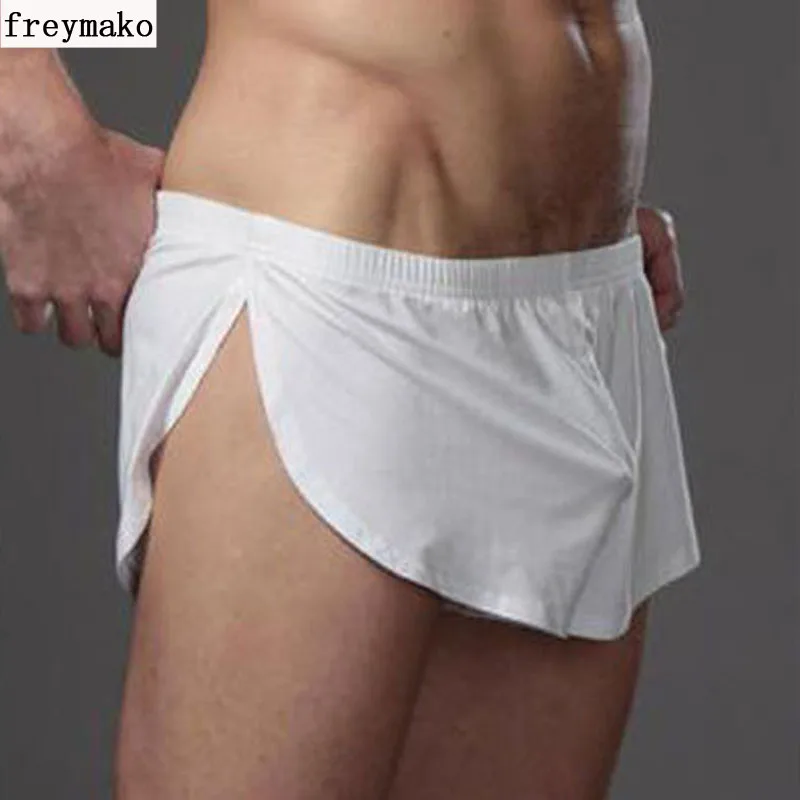Мужские Ультратонкие шорты нижнее белье для геев Ночное белье|boxer underwear|mens underpantsmen