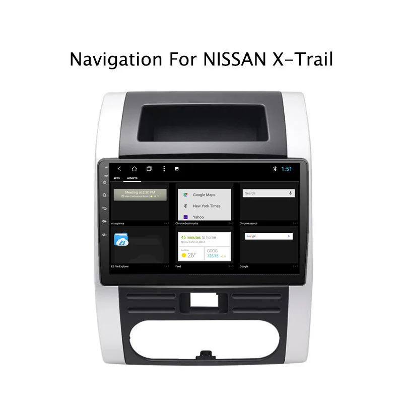 Discount NAVITOPIA 10.1inch 2G RAM 32G ROM Android 8.1 Car DVD GPS Navigation for Nissan X-Trail MX6 2008-2012 2