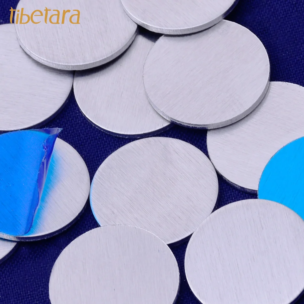 18 Gauges Round Metal Blanks Stamping Discs,aluminum stamping blanks,8 to 27MM Available,20 pieces/lot Jewelry Findings