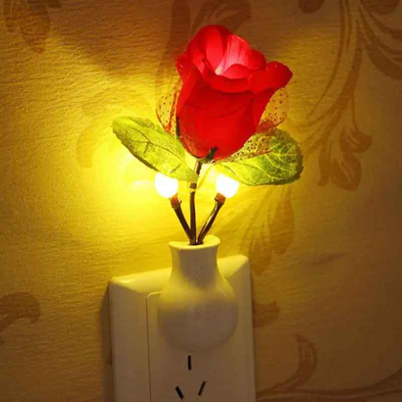 Светодиодный Светодиодный светильник в виде роз для украшения дома Enegy-Saving Light для спальни ванной комнаты