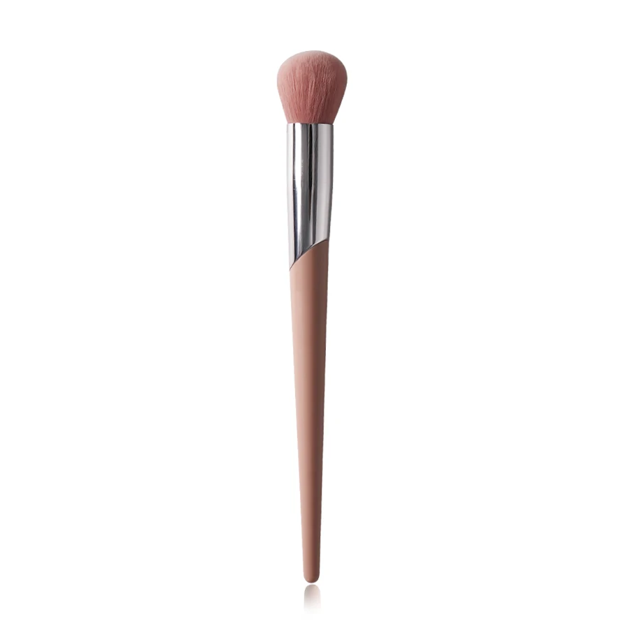 

Pink Fashion Fenty Style Round Nose Shadow Brush Medium Blusher Makeup Brush for Compact Powder
