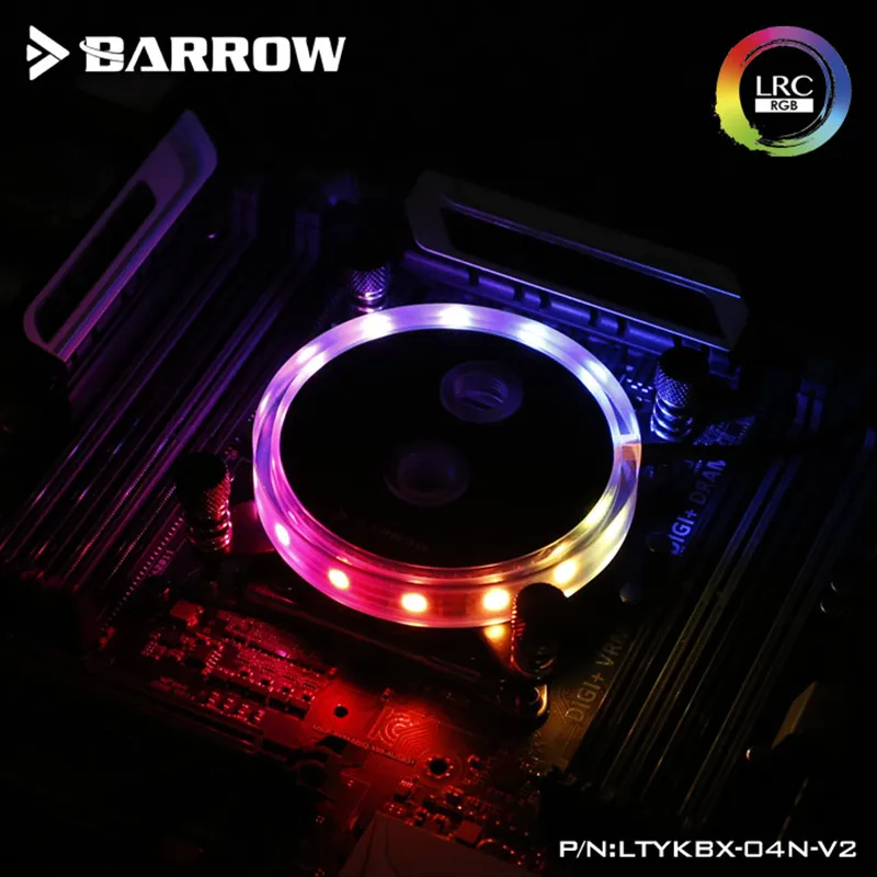 Водяной блок Barrow CPU поддерживает гнездо Intel LGA 1150 1151 1155 1156/AM3 AM4 / 2011 X99 X299 Coper