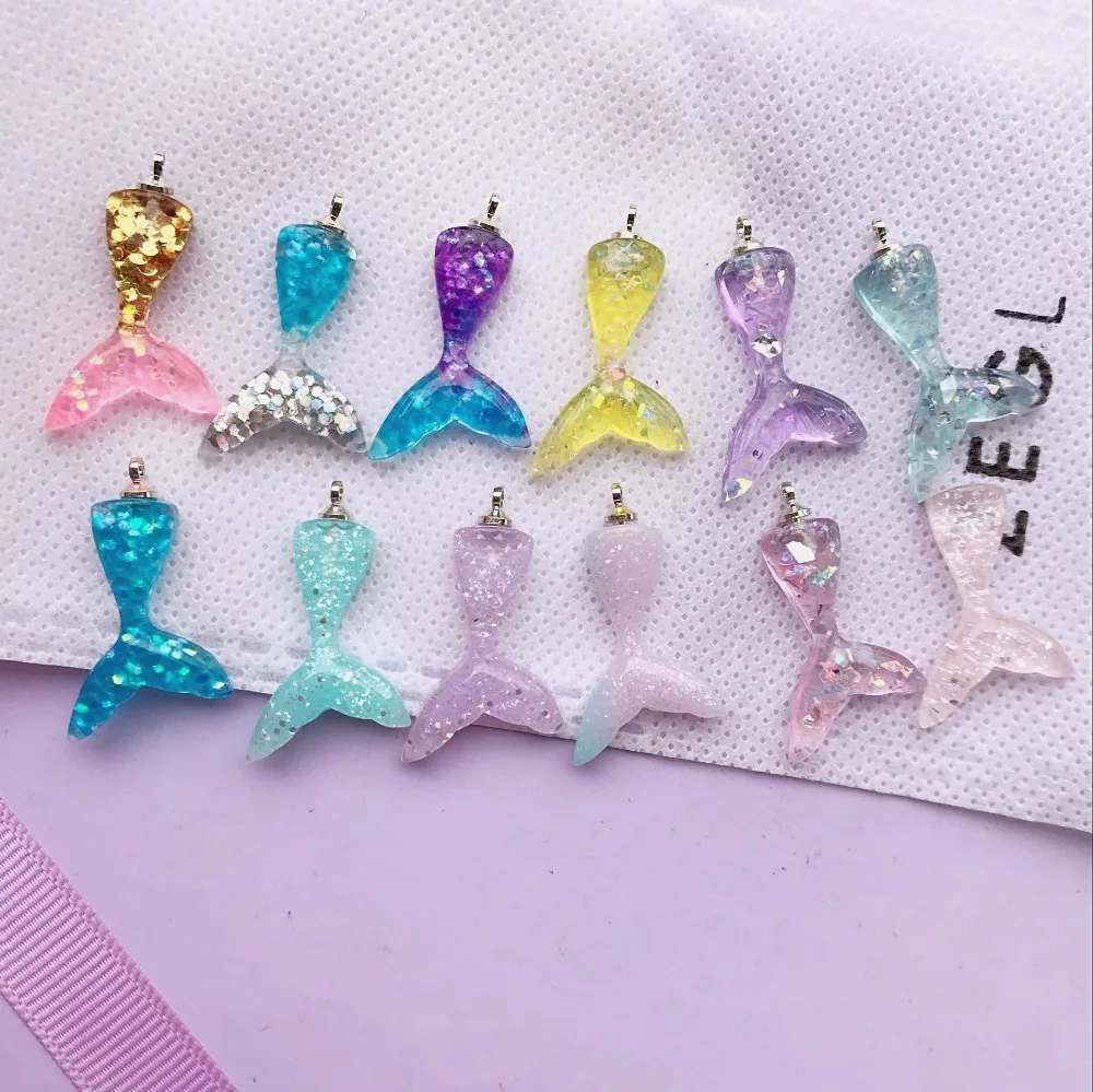 10 шт. 19*27 мм Подвески в виде цветков вишни с плоской задней частью Полимерные