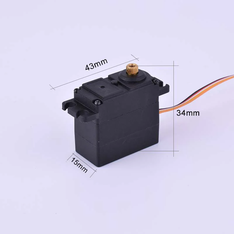 Сервопривод 20g 5 контактов пластиковый/металлический механизм 4 8 6 в для 1/12
