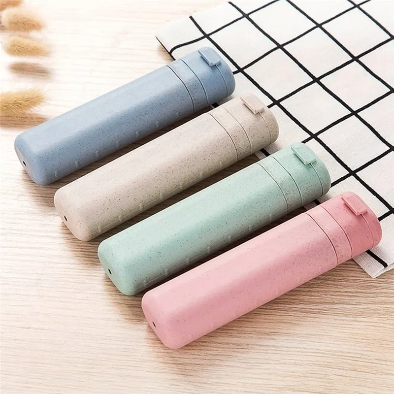 قابل للتعديل طول السفر معجون الأسنان فرشاة الأسنان حامل كاب حالة المنزلية تخزين كوب في الهواء الطلق حامل ملحقات الحمام