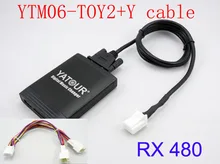 Yatour for Lexus RX 480 RX 300 RX 330 RX 350 2004-2009 With Y cable navi Car stereo USB SD MP3 Player Bluetooth Adapter 6+6 pin