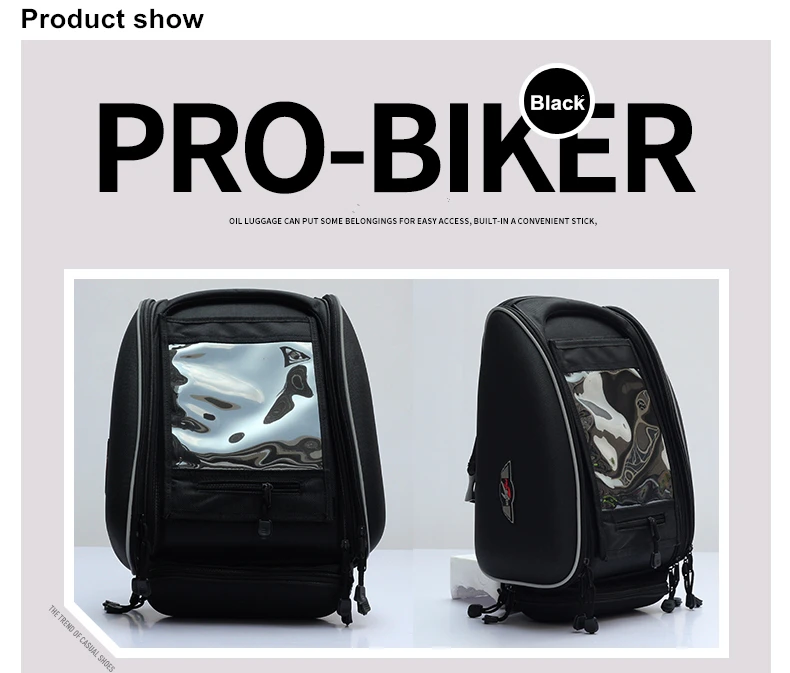 PRO-BIKER водонепроницаемая сумка для мотоцикла rcycle, сумка для багажа, чехол для мотокросса, магнитный резервуар для масла, ручная сумка для шлема, коробка для багажника, сумки для мотокросса