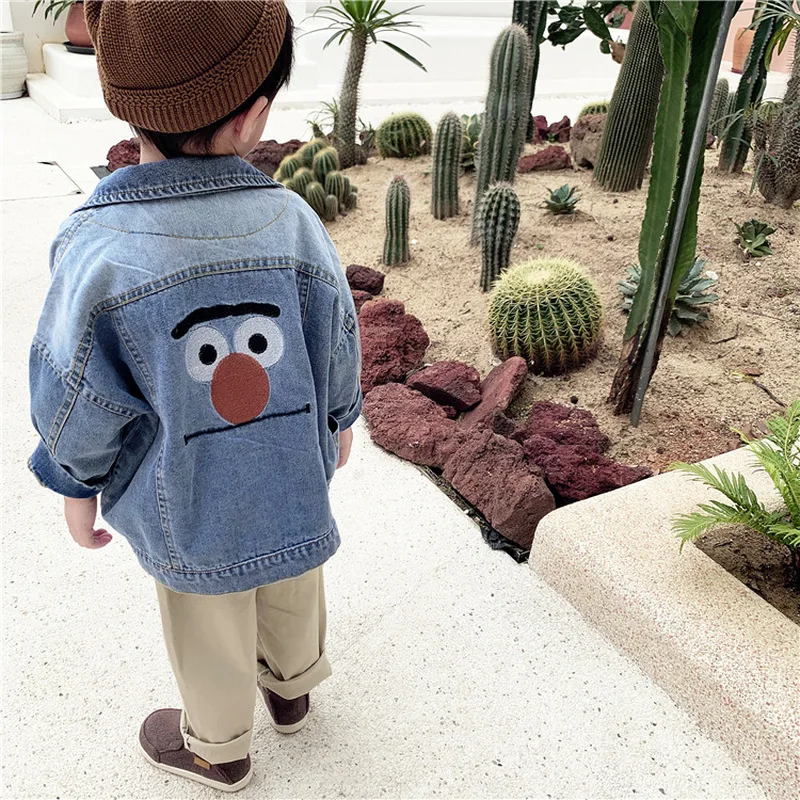 

Toddler Baby Coat Boy Denim Jackets Autumn Kids Jacket Boys Coats Kid Outerwear Coats for Girls Clothes Children Jacket 12M-10Y