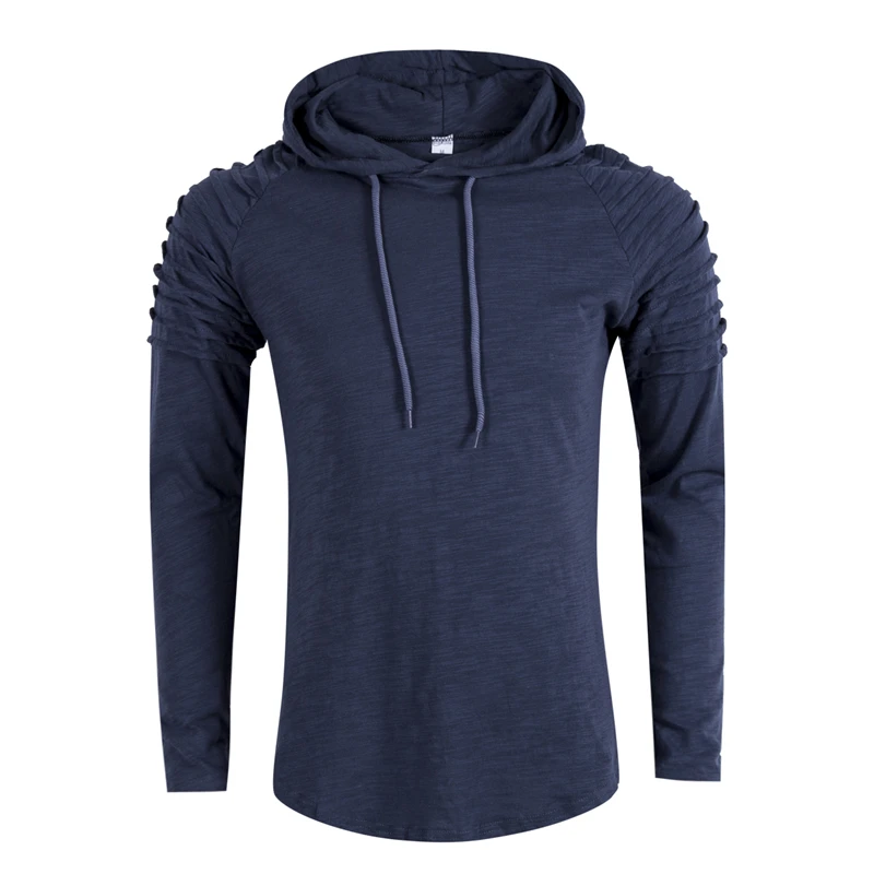 Muscle Men Fashion Long Sleeve Casual Hooded Clothes
