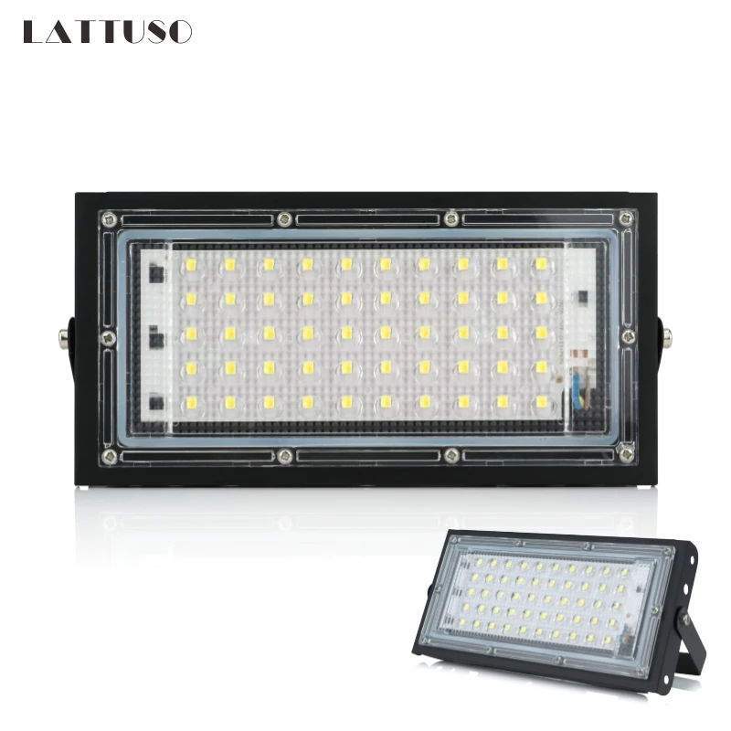 

AC 220V 240V Perfect Power LED Flood Light Floodlight LED street Lamp 50W waterproof Landscape Lighting IP65 led spotlight