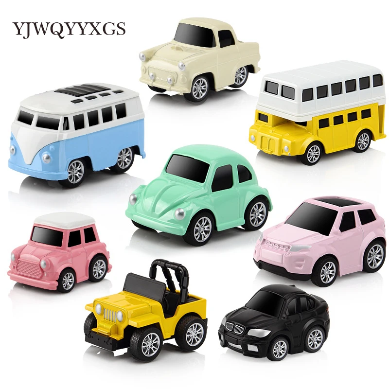 YJWQYYXGS сплав автомобиль игрушки 4 шт./8 шт./компл. задерживаете Diecasts игрушка