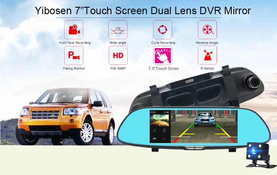 Car dvr mirror