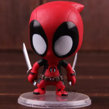 

X Men Action Figure Marvel Deadpool Toys Kidpool Bobble Head PVC Dead Pool Figures Collectible Model Toy