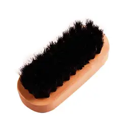 1 Pc Real Boar Bristles Wooden Shaving Brush Portable Oval for Beards Mustache Face Hair Remove Tool
