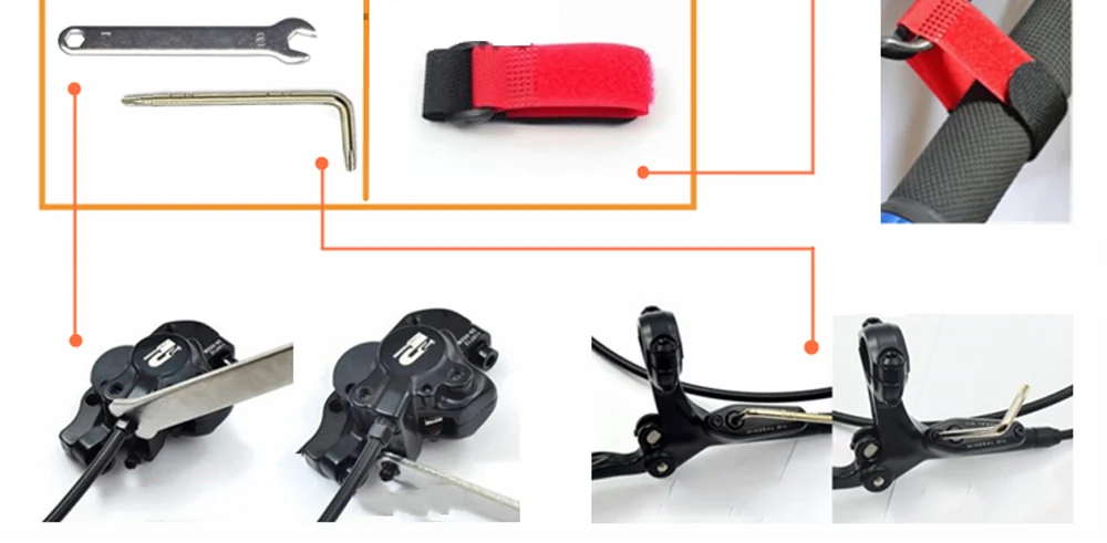 Bike Hydraulic Disc Brake Bleeding Tool Kit For Shimano TEKTRO MAGURA ZOOM ECHO